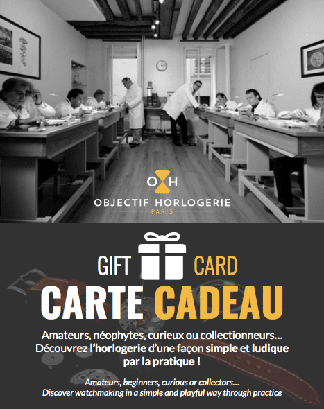 Objectif Horlogerie gift card Aix-en-Provence