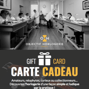 Objectif Horlogerie Paris gift card
